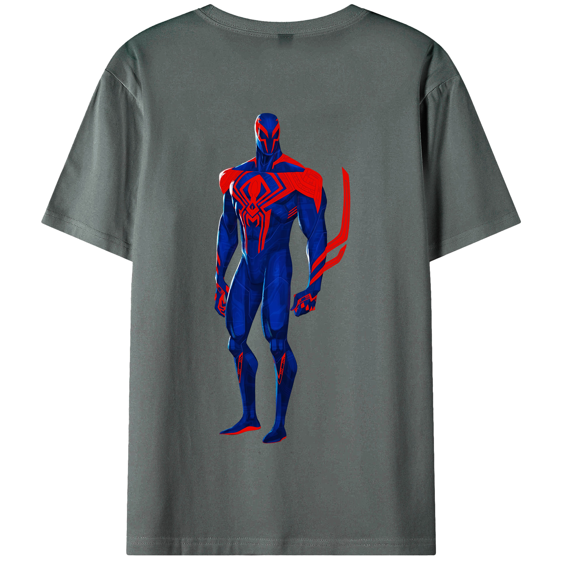 Spider Man スパイダーマン 綿100％半袖Tシャツ（背面プリント）